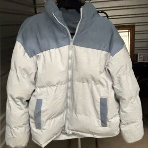Light Blue Puffer Jacket